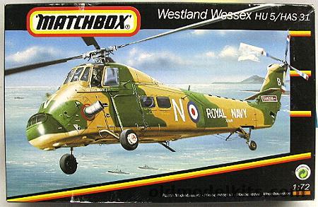 Matchbox 1/72 Westland Wessex Hu 5 / HAS 32  Royal Navy or Royal Australian Navy, 40133 plastic model kit